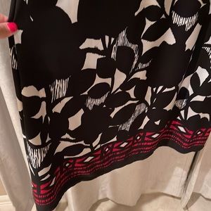 Black and white dress